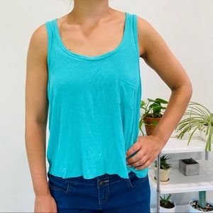 Turquoise Blue Forever 21 Tank Top